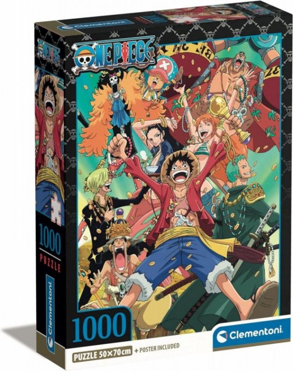 Clementoni Puzzle Compact Anime One Piece 1000 elementów