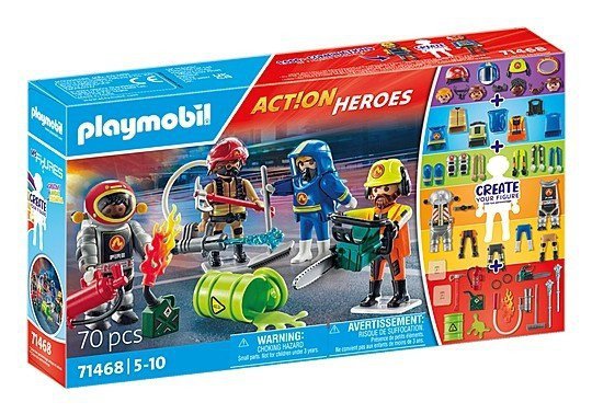 Playmobil Zestaw figurek Action Heroes 71468 My Figures: Straż pożarna