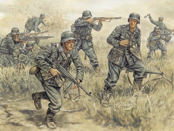 Italeri Model plastikowy German Infantry