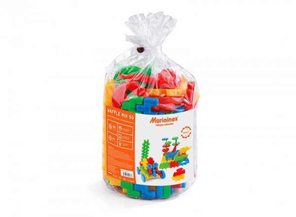 Marioinex Klocki konstrukcyjne Waffle Mix 50