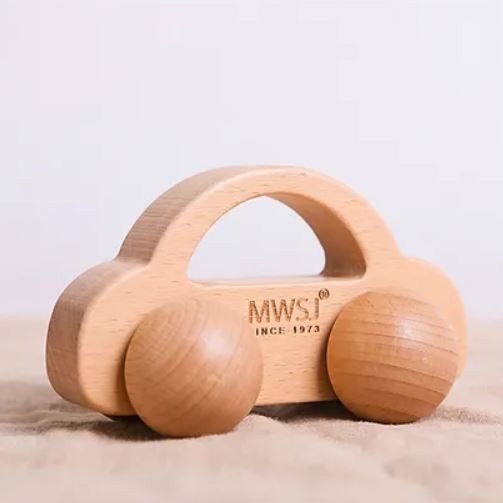 iWood Drewniany samochodzik do chwytania Taxi