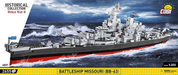 Cobi Klocki Klocki Historical Collection Battleship Missouri (BB-63)