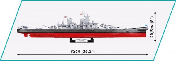 Cobi Klocki Klocki Historical Collection Battleship Missouri (BB-63)