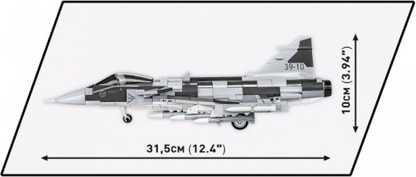 Cobi Klocki Klocki Armed Forces SAAB Jas 39 Gripen E 480 klocków