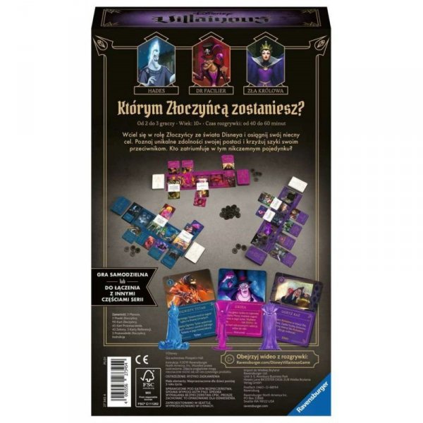 Ravensburger Polska Gra Disney Villainous. Źli do szpiku kości - Dodatek
