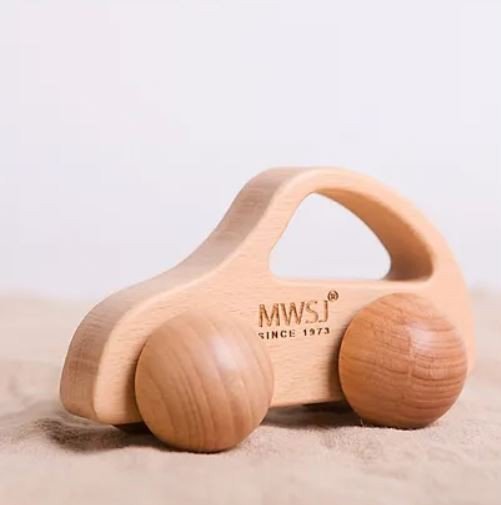 iWood Drewniany samochodzik do chwytania Wyścigówka