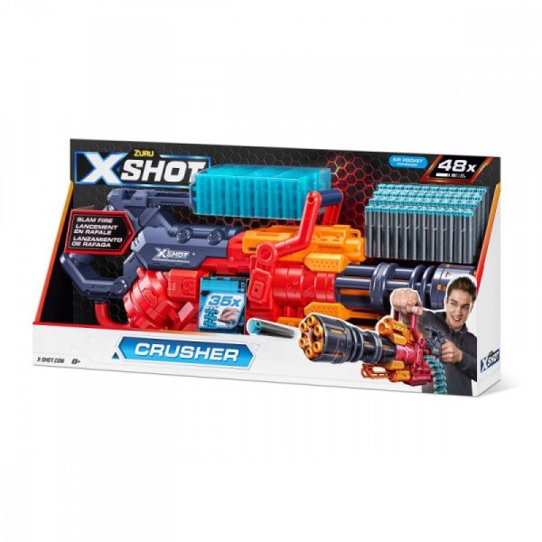 ZURU X-Shot Wyrzutnia Excel Crusher 48 strzałek