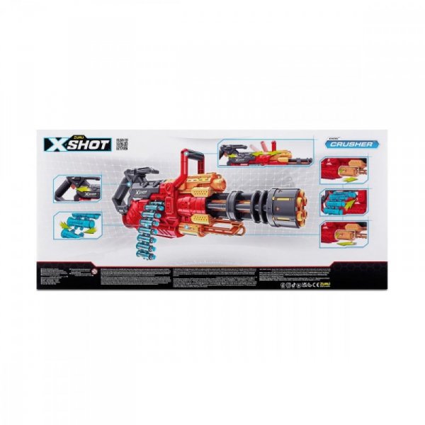 ZURU X-Shot Wyrzutnia Excel Crusher 48 strzałek