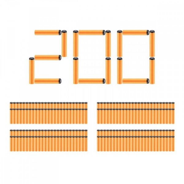ZURU X-Shot Zestaw Strzałek Excel Ammo Box 200 strzałek