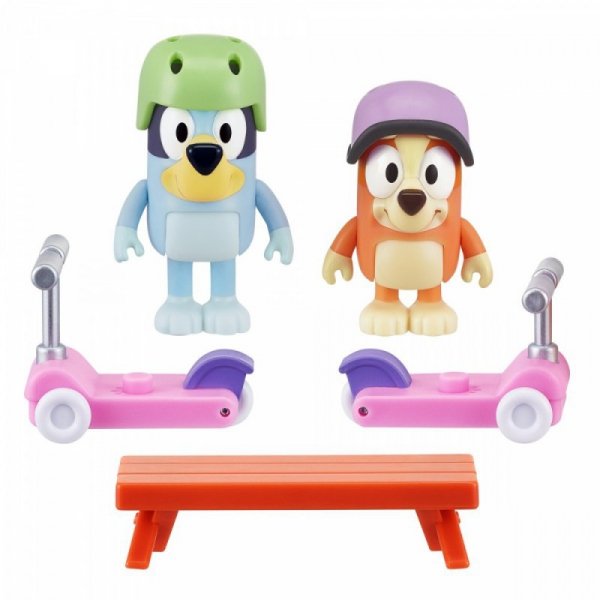 Tm Toys Bluey Zestaw Jazda na hulajnodze