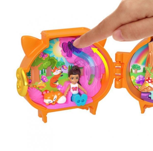 Mattel Zestaw z figurkami Polly Pocket Lalka + szop