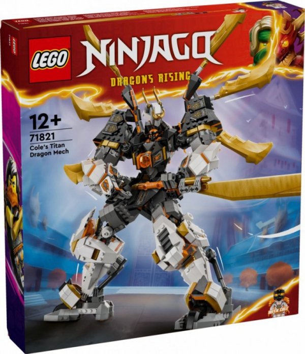 LEGO Klocki Ninjago 71821 Tytanowy smok-mech Cole&#039;a