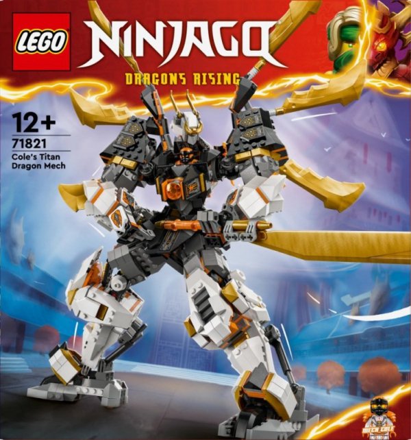 LEGO Klocki Ninjago 71821 Tytanowy smok-mech Cole&#039;a