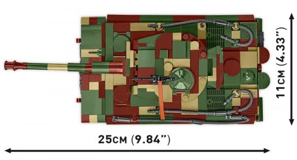 Cobi Klocki Klocki Pz.Kpfw. VI Tiger Ausf. E 870 klocków