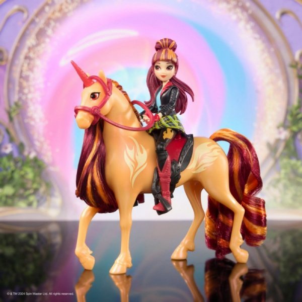 Spin Master Figurki  Akademia Jednorożców Lalka Valentina i jednorożec Cinde