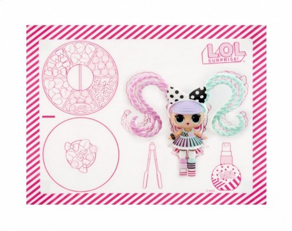 MGA Lalka L.O.L. Surprise Hair Beads Tots Display 33 sztuki