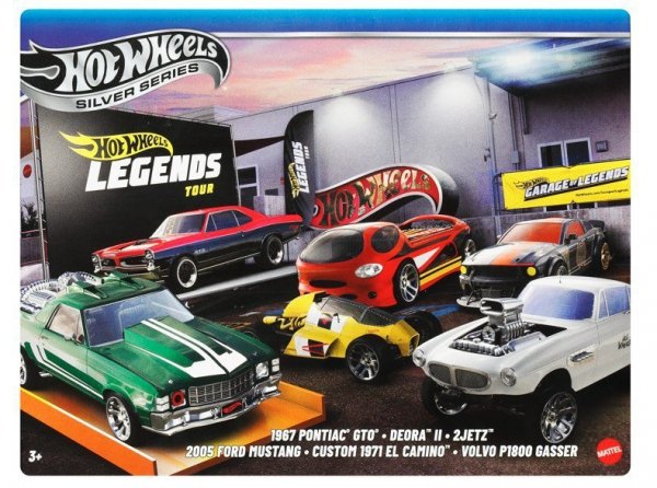Hot Wheels Zestaw pojazdów Hot Wheels Legends Multipack