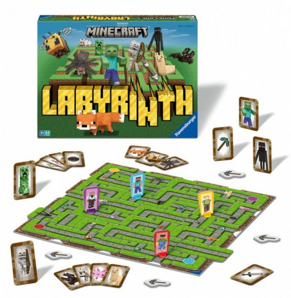 Ravensburger Polska Gra Labyrinth Minecraft