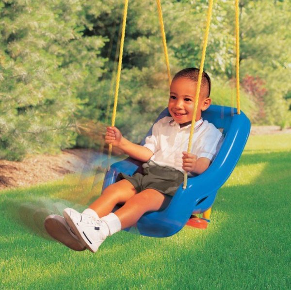 Little Tikes Huśtawka głęboka 2w1 niebieska
