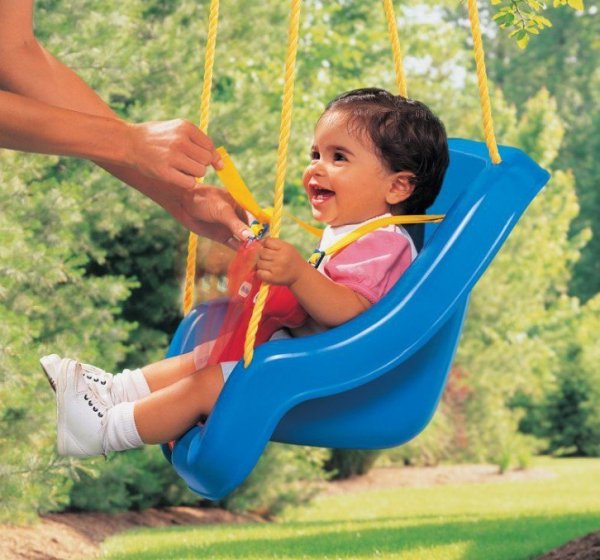 Little Tikes Huśtawka głęboka 2w1 niebieska