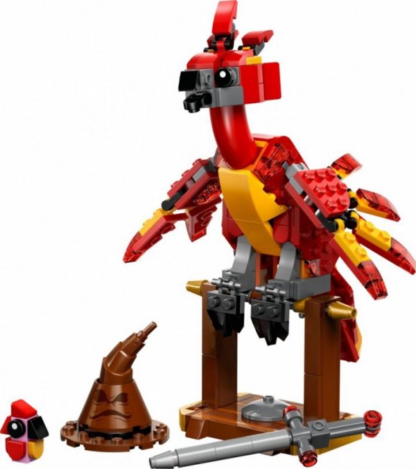 LEGO Klocki Harry Potter 76448 Fawkes: feniks Dumbledore&#039;a