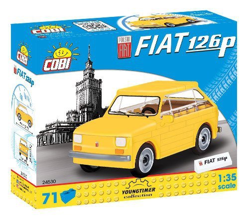 COBI 24530 Youngtimer Polski Fiat 126P 71 klocków