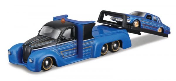 MAISTO 15055-42 Laweta + Chevrolet Caprice 1987 1:64 Maisto Design