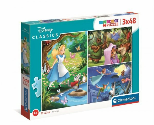 Clementoni Puzzle 3x48el Disney classic 25267
