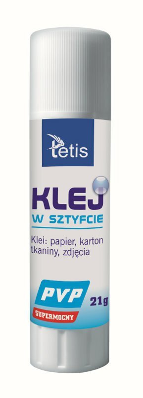 Klej w sztyfcie 21g PVP p12. TETIS/ cena za 1szt
