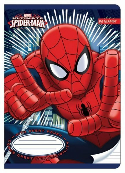 Zeszyt A5/32k linia Spider Man 601952 BENIAMIN