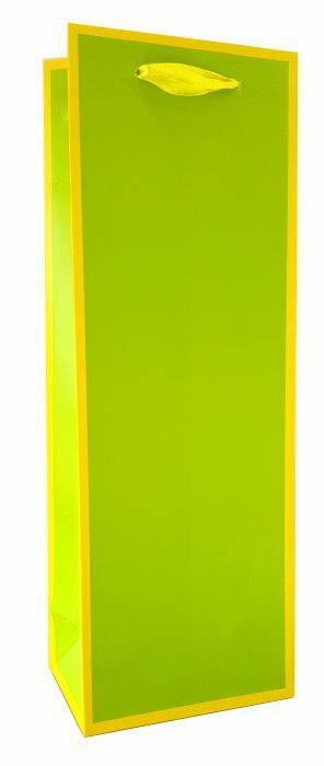 Torebka ozdobna prezentowa butelka 8813D 12x35x10cm p12, mix cena za 1 szt