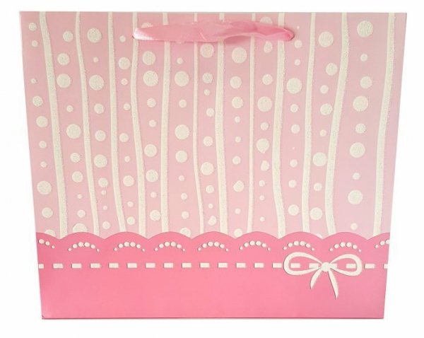 Torebka ozdobna prezentowa 4wz 1449A 42x33x12cm p12, mix cena za 1 szt