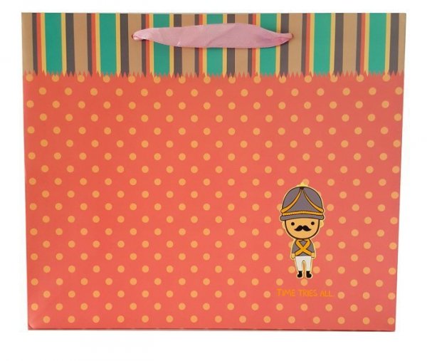Torebka ozdobna prezentowa 4wz 4001B 31x26x12cm p12, mix cena za 1 szt