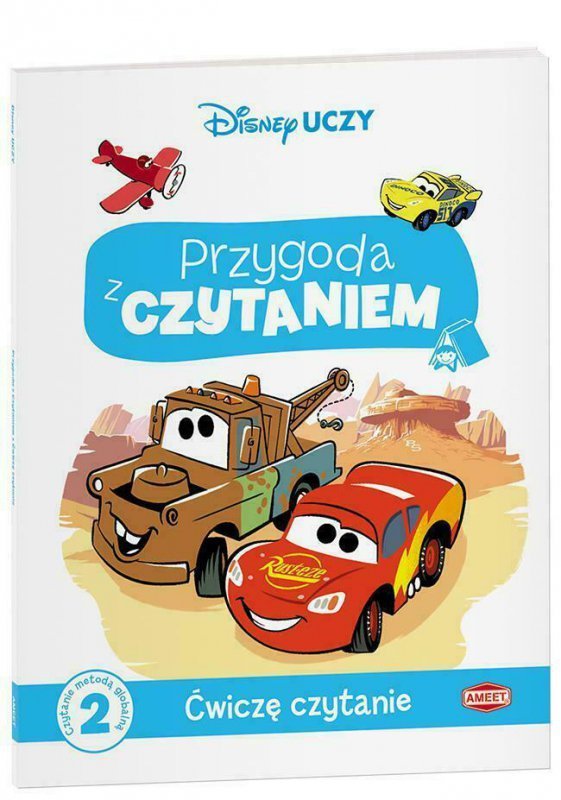 Książka Disney uczy Auta. Przygoda z czytaniem. Ćwiczę czytanie PCM-9302 AMEET