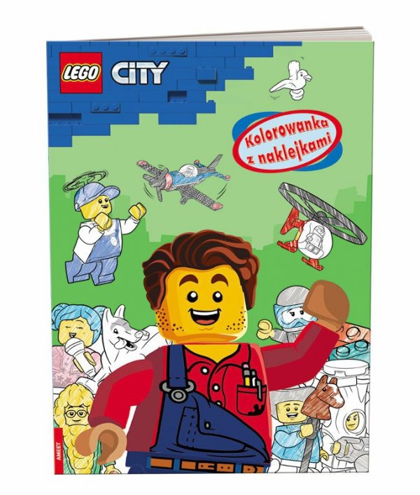 Kolorowanka z naklejkami LEGO CITY NA-6002