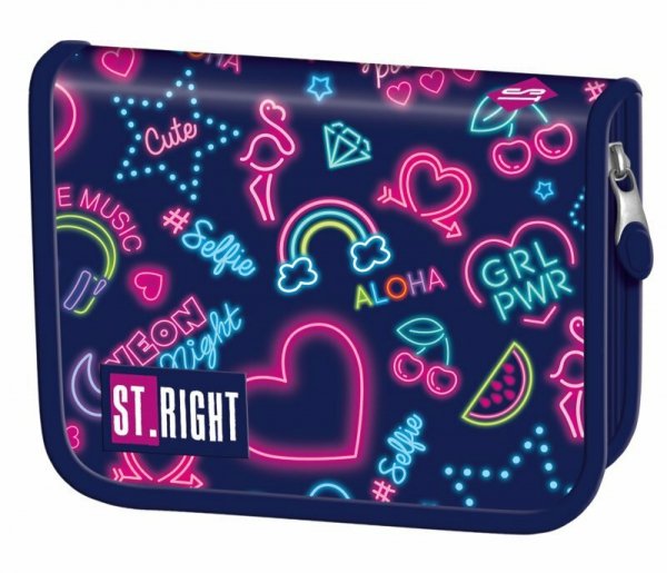 PROMO Piórnik dwuklapkowy bez wyposażenia PC3 NEON mkml