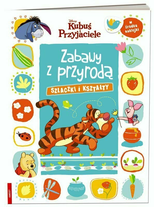 Książeczka Disney Kubuś i przyjaciele. Zabawy z przyrodą Szlaczki i Kształty ZP-9102