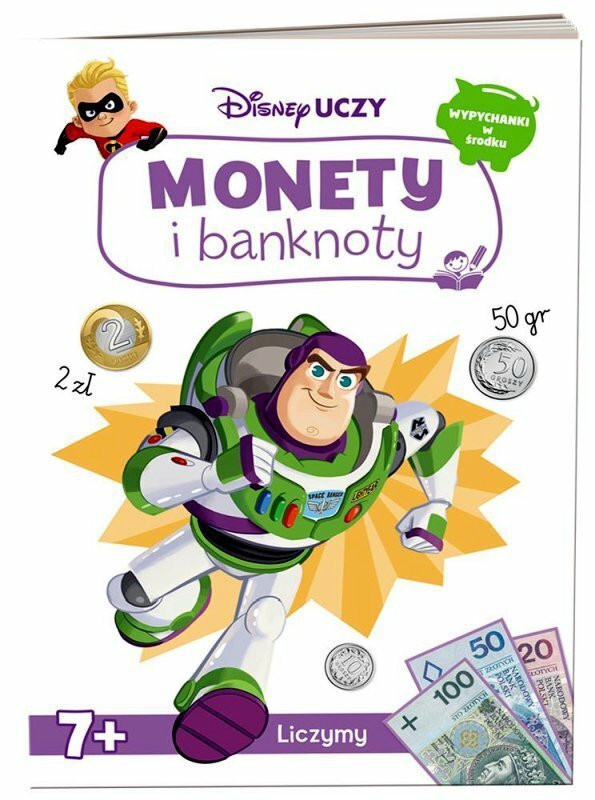 Książka Disney Uczy. Mix Monety i banknoty UPZ-9301