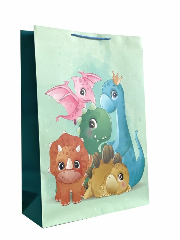 Torebka ozdobna prezentowa 4wz 4663XL 30x42x20cm szerokie dno mix cena za 1 szt