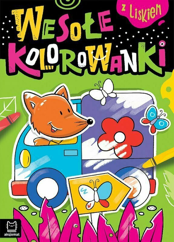 Książeczka Wesołe kolorowanki z liskiem