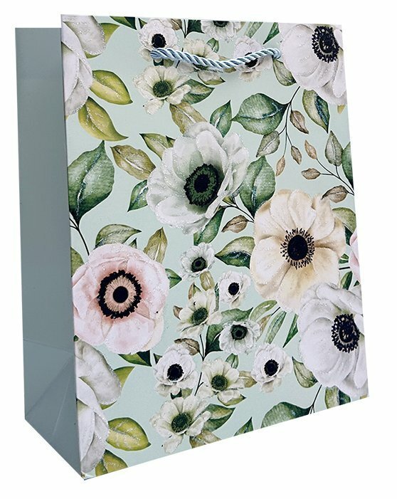 Torebka ozdobna prezentowa Kwiaty JP618C 18x23x10cm mix cena za 1 szt
