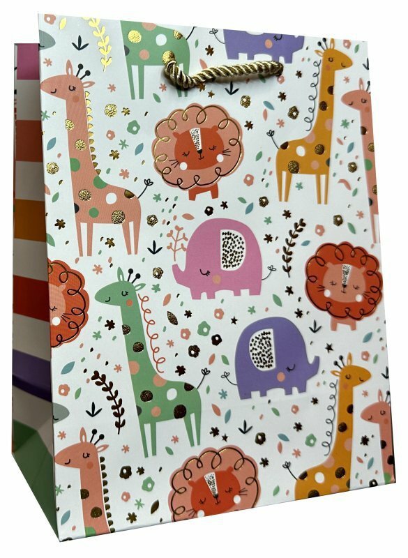 Torebka ozdobna prezentowa JP656C 18x23x10cm mix cena za 1 szt