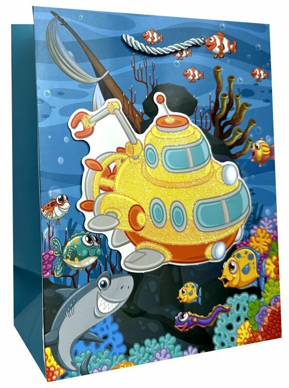 Torebka ozdobna prezentowa 4wz 31x44x12cm JP 655A mix cena za 1 szt