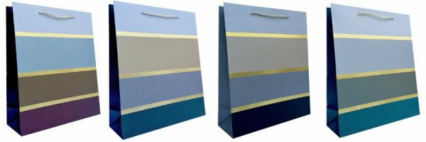 Torebka ozdobna prezentowa 4wz 31x41,5x12cm JP 657A mix cena za 1 szt