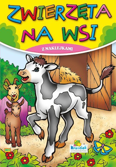 Książeczka do kolorowania Zwierzęta na wsi 084 p20 KRZESIEK mix