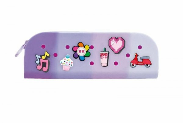 PROMO Piórnik z wpinkami fioletowy STN 9124