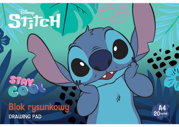 Blok rysunkowy A4 20 kartek Stitch p10