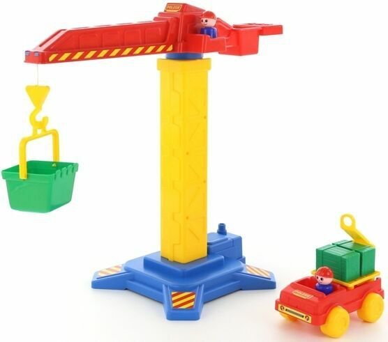 Polesie Żuraw budowniczy Nr1 + samochód w worku p2