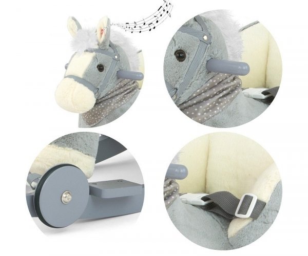 Koń na biegunach Polly gray Milly Mally