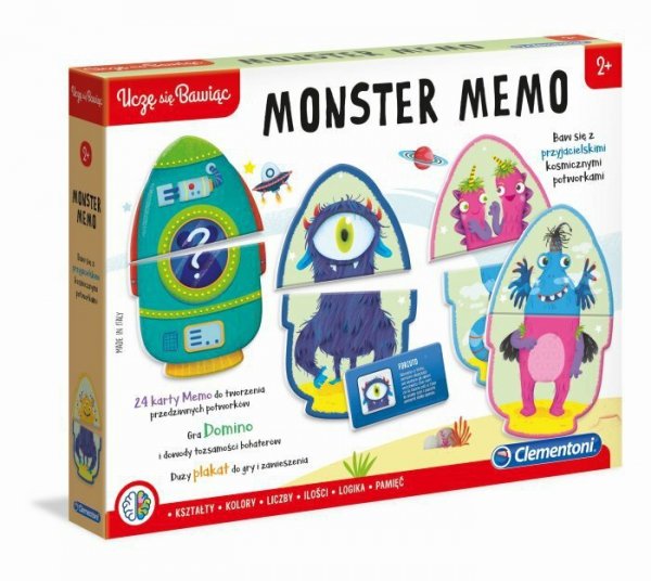 PROMO Clementoni Monster memo 50086 p6, cena za 1szt.